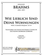 Wie Lieblich sind deine Wohnungen