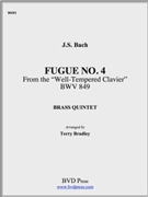 Fugue 4 by Bach Johann Sebastian - Bradley - for Brass Quintet