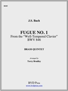 Fugue 1 by Bach Johann Sebastian - Bradley - for Brass Quintet