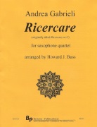 Ricercare by Gabriel Andrea - Buss Howard - for Saxophone Quartet