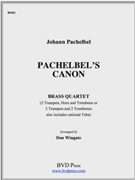 Pachelbel's Canon by Pachelbel Johann - Wingate Don - for Brass Quartet