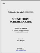 Scene from Scheherazade by Rimsky-Korsakov Nikolai - Wingate Don - for Brass Quartet