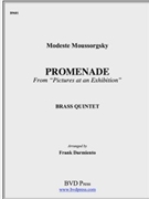 Promenade by Mussorgsky Modest - Darmiento Frank - for Brass Quintet