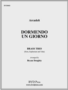 Dormendo by Arcadelt Jacques - Doughty - for Brass Trio