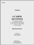 4 Carol Settings by Various - Jameson - for Brass Quintet