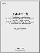 5 Marches by Various - Doughty/Beyrent - for Brass Quintet