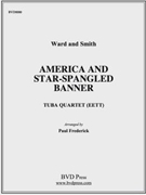 America and Star-Spangled Banner by Ward and Smith - Frederick - for Tuba Quartet