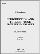Intro. and Trumpet Tune by Boyce William - B Bass - for Brass Quintet