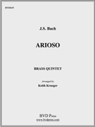 Arioso by Bach Johann Sebastian - Krueger - for Brass Quintet