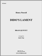 Dido's Lament by Purcell - Clay - for Brass Quintet