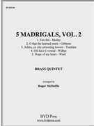 5 Madrigals Vol. 2 by Various - McDuffie - for Brass Quintet