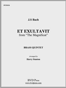 Et Exultavit by Bach Johann Sebastian - Stanton - for Brass Quintet