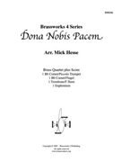 Dona Nobis Pacem by Anonymous - Hesse Mick - for Brass Quartet