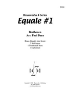 Equale No. 1 by Beethoven Ludwig van - Bara Paul - for Brass Quartet