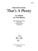 That’s A Plenty by Pollack - Ramsey Scott - for Brass Quartet