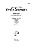 Vive La Compagnie by Anonymous - Beyrent John - for Brass Ensemble