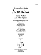 Jerusalem by Parker - Beyrent John - for Brass Ensemble