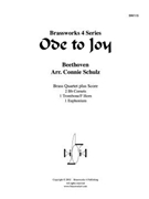 Ode to Joy by Beethoven Ludwig van - Schulz Connie - for Brass Quartet