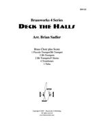 Deck the Halls by Traditional - Sadler - for Brass Ensemble