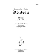 Rondeau by Mouret Jean-Joseph - Bara Paul - for Brass Quartet