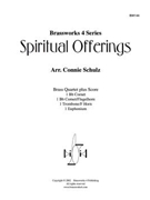 Spiritual Offerings by Traditional - Schulz Connie - for Brass Quartet