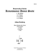 Renaissance Dance Suite by Kosberg for Brass Quintet
