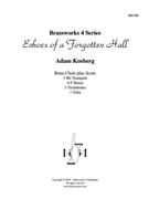 Echoes of a Forgotten Hall by Kosberg for Brass Ensemble