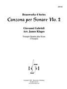 Canzona per Sonare No. 2