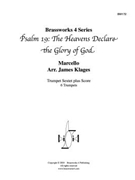 Psalm 19: The Heavens Declare by Marcello - Klages - for Tpt. Sextet