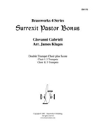 Surrexit Pastor Bonus by Gabrieli Giovanni - Klages - for Tpt. Ens.