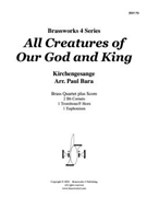 All Creatures of Our God and King by Kirchengesange - Bara Paul - for Brass Quartet