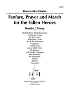 Fanfare Prayer and March for the Fallen Heroes by Young for Brass Ensemble
