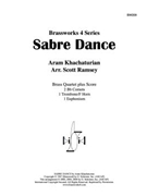 Sabre Dance by Khachaturian Aram Il'yich - Ramsey Scott - for Brass Quartet