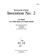 Invention No. 2 by Bach Johann Sebastian - Hesse Mick/Schulz - for Brass Duet