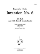 Invention No. 6 by Bach Johann Sebastian - Hesse Mick/Schulz - for Brass Duet