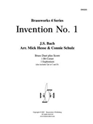 Invention No. 1 by Bach Johann Sebastian - Hesse Mick/Schulz - for Brass Duet