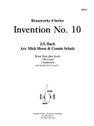 Invention No.10 by Bach Johann Sebastian - Hesse Mick/Schulz - for Brass Duet