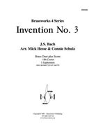 Invention No. 3 by Bach Johann Sebastian - Hesse Mick/Schulz - for Brass Duet