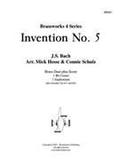 Invention No. 5 by Bach Johann Sebastian - Hesse Mick/Schulz - for Brass Duet