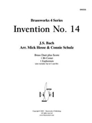 Invention No.14 by Bach Johann Sebastian - Hesse Mick/Schulz - for Brass Duet