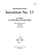Invention No.13 by Bach Johann Sebastian - Hesse Mick/Schulz - for Brass Duet