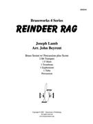 Reindeer Rag by Lamb - Beyrent John - for Brass Ensemble