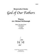 God of Our Fathers by Warren - McDonough Michael - for Brass Trio