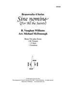 For All the Saints (Sine Nomine) by Vaughan Williams Ralph - McDonough Michael - for Brass Trio