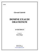 Domine exaudi orationem by Gabrieli Giovanni - Klages - for Tpt. Ens.