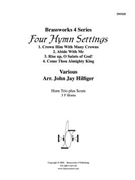 4 Hymn Settings by Various - Hilfiger John Jay - for Horn Trio