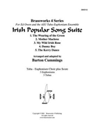 Irish Popular Song Suite by Various - Cummings - for Tuba Ens.
