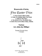 5 Easter Trios by Various - Hilfiger John Jay - for Trumpet Trio