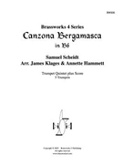 Canzona Bergamasca (Bb) by Scheidt Samuel - Klages/Hammett - for Tpt. Ens.