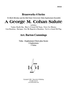 George M. Cohan Salute A by Cohan - Cummings - for Tuba Ens.